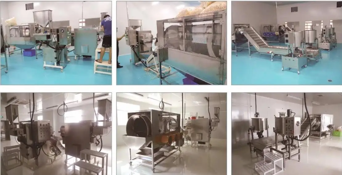 Китайская машина для производства сыра, манго, клубники, карамели, попкорна, попкорна, линия по производству Поппер от DG Machinery