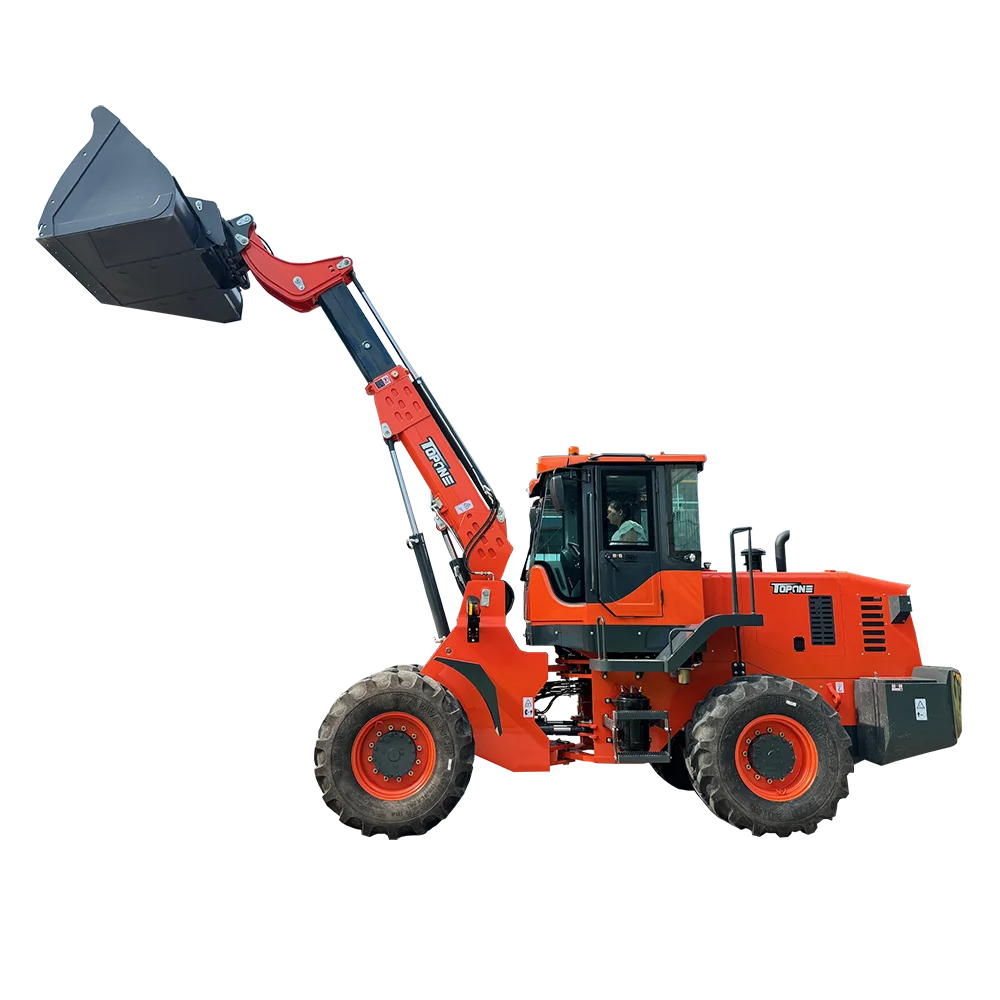 Topone TL4000 3-тонный телескопический погрузчик с высокой конфигурацией высокомощный для продажи