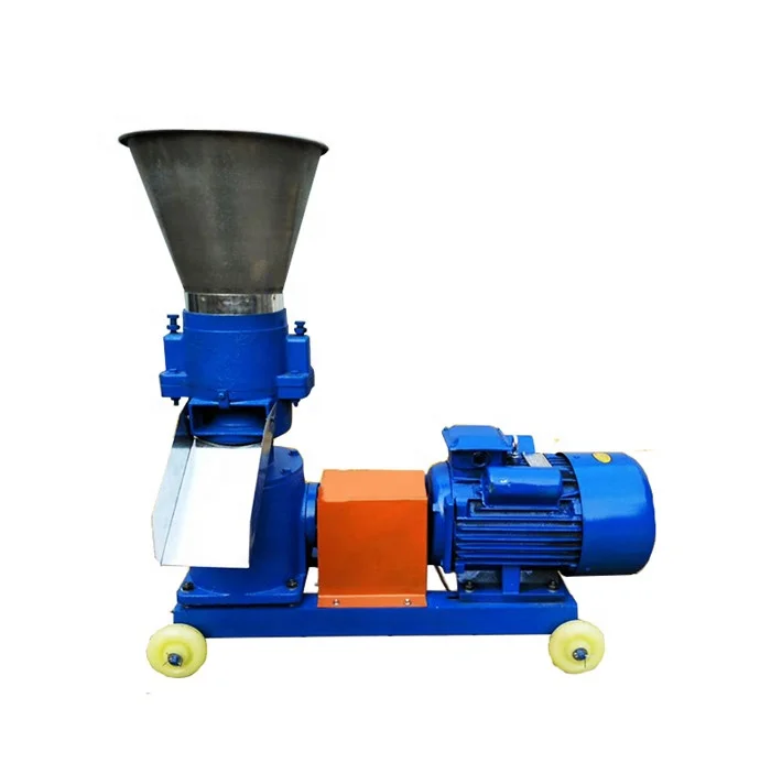Alfalfa Wheat Boiler Hopper Feed Stove Corn Compost Hay Harvester Vertical Processing Sawdust Pellet Pressing Machine