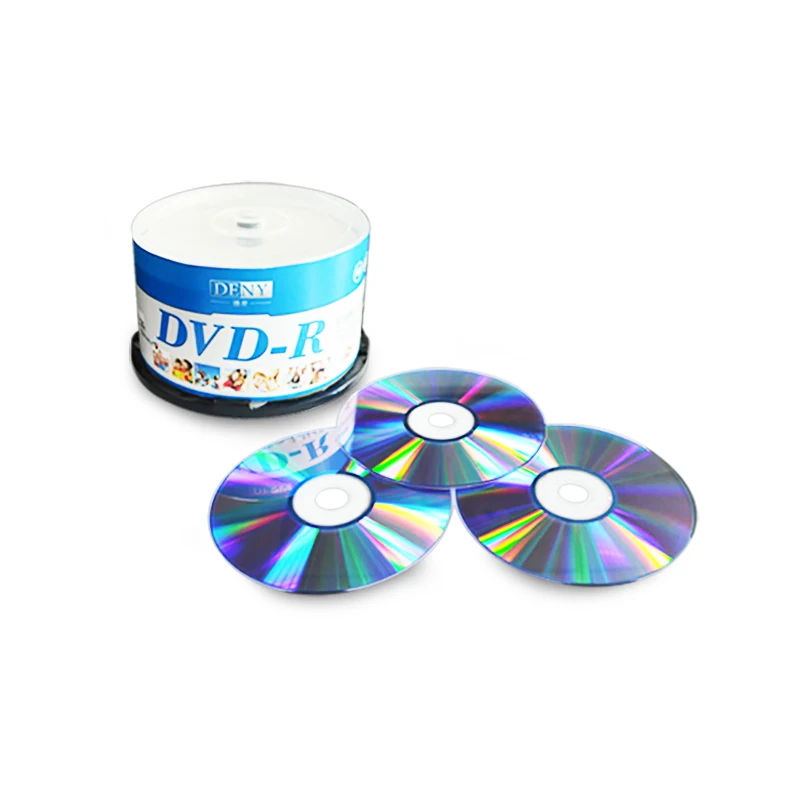 50 shrink wrap package printing dvd disk with 16x manufacture 4.7GB