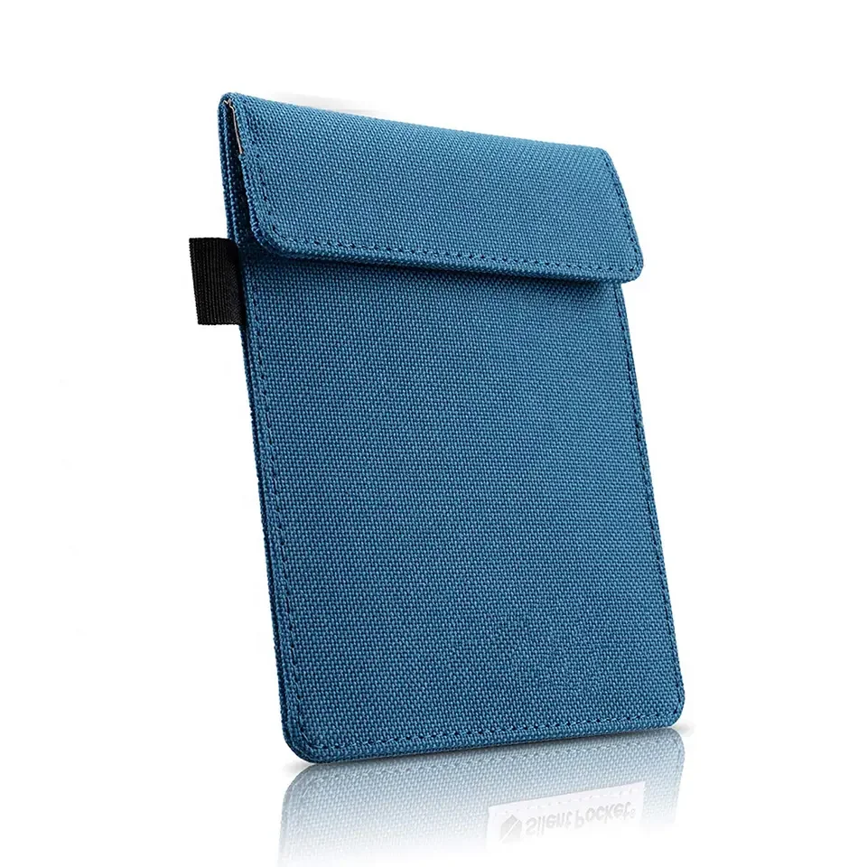 Nylon fabric wifi/gsm/lte/nfc/rf Signal Blocking Faraday Key Fob Case wallet card holder Faraday Bag For mobile Phone.
