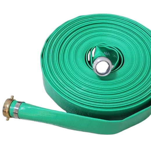 Wholesale Factory  PVC Layflat Garden Hose Pipe Custom-made Inch PVC  Irrigation Water Discharge