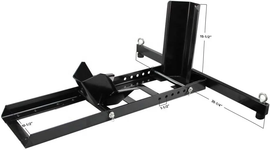 Motorcycle Wheel Chock Stand Auto Accessories Motorcycle Wheel Fixer for mounting to floors, truck beds or trailers