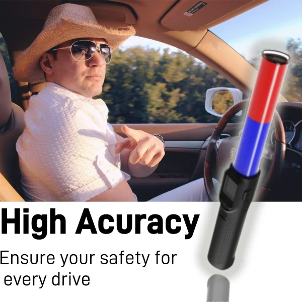 Semiconductor Sensor Breath  Alcohol Analyzer with digital display