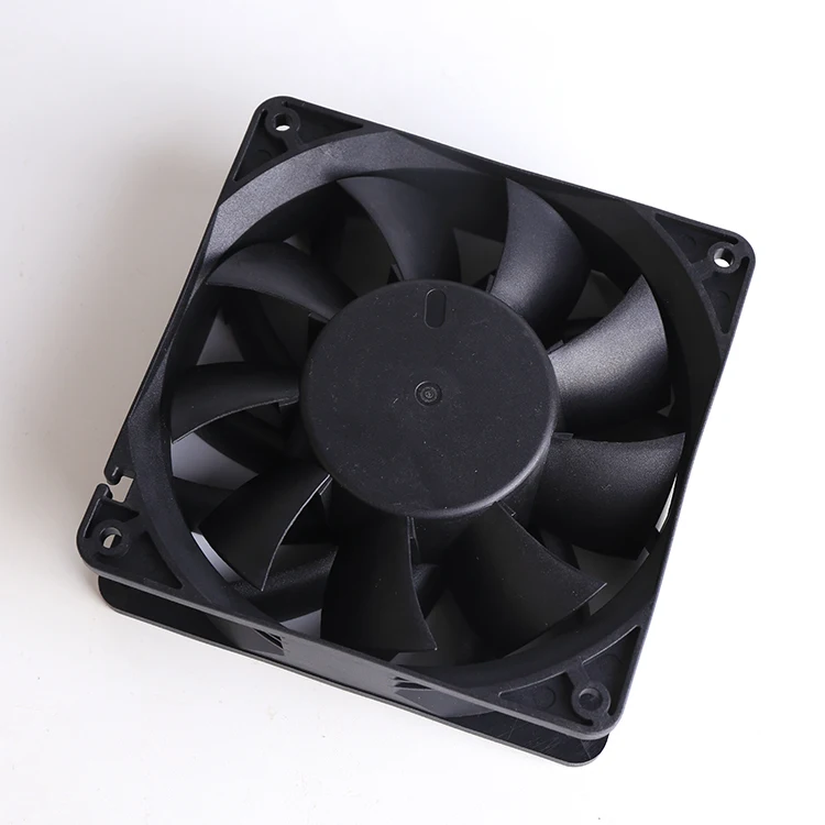 Blk Axial Fans Dc 12 Volt Cooling Fan 2600/3200 Cfm 120x120x38 Brushless Axial Flow Exhaust Fan 120mm Ydl1238b12