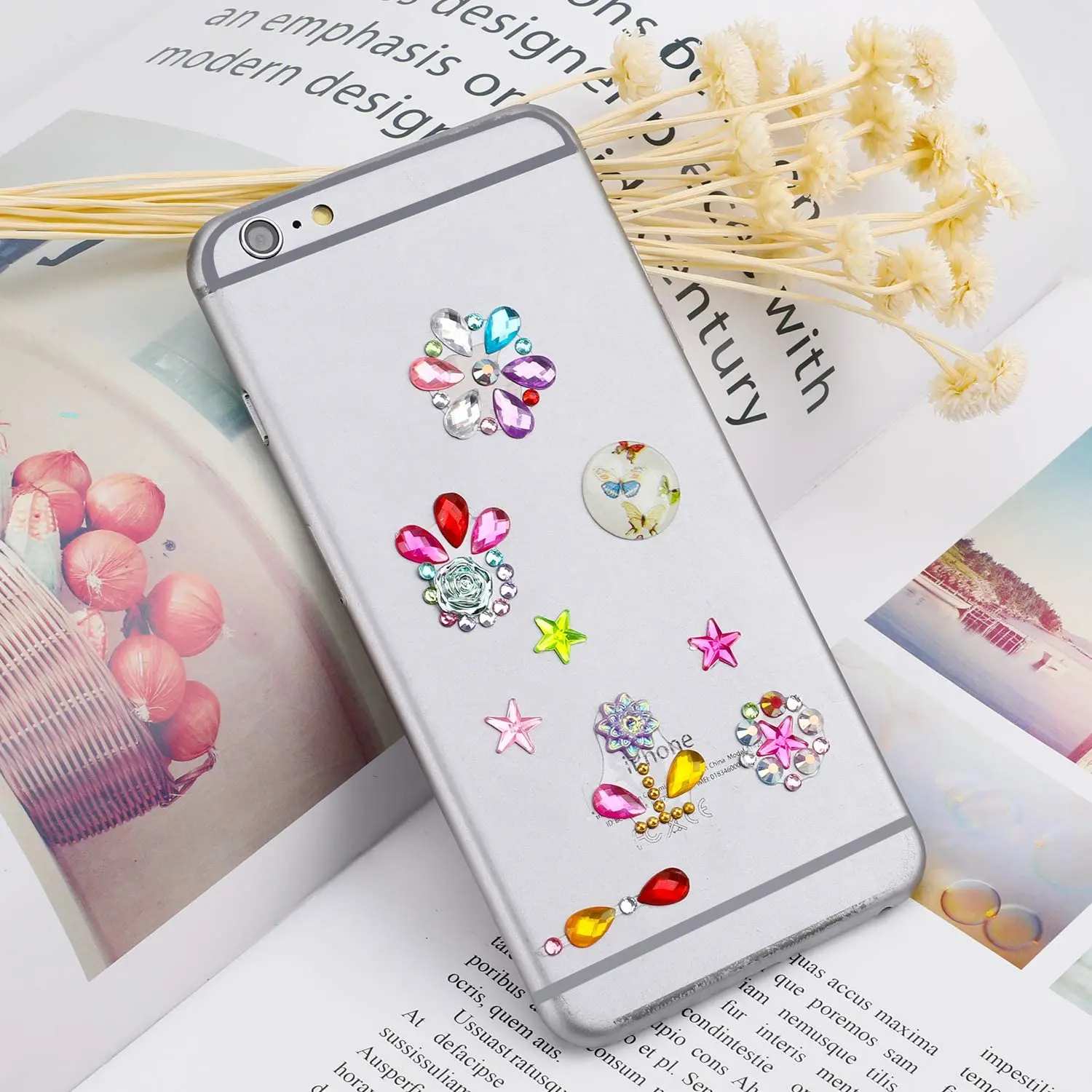 Self-Adhesive Rhinestone Sticker Craft Jewels and Gems Sticker Set for Children