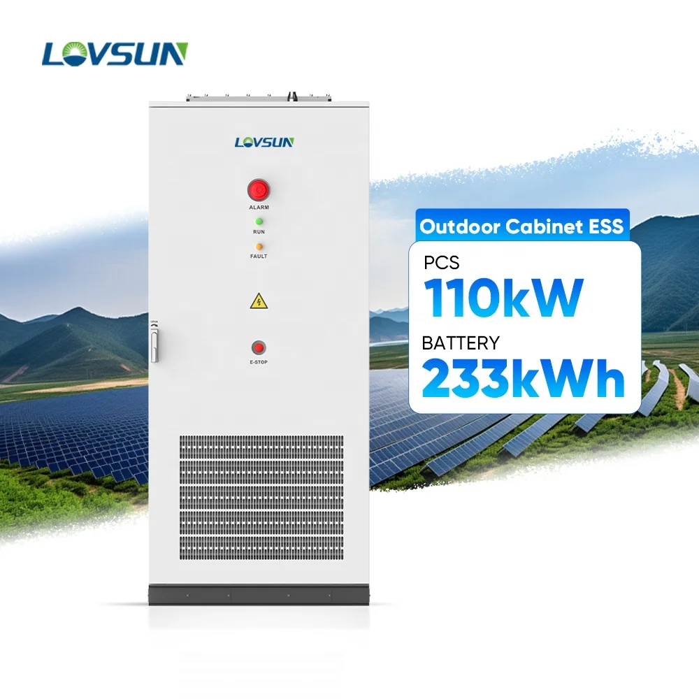 Grade a Rack Enclosure Lithium Battery Outdoor Cabinet Hybrid Inverter 110kW PCS 233kWh Rack Mount Battery Energy Storage System