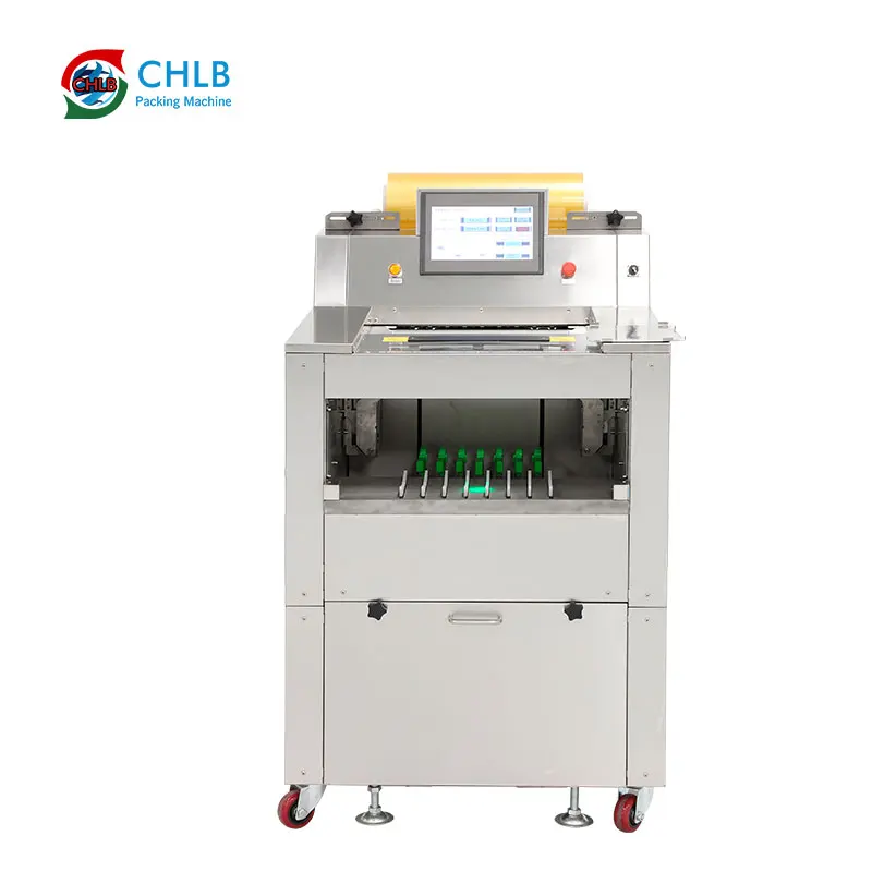 Semi automatic Cling film packaging machine Multifunction bacon/ chicken /Meat and fruit Shrink wrapping machine