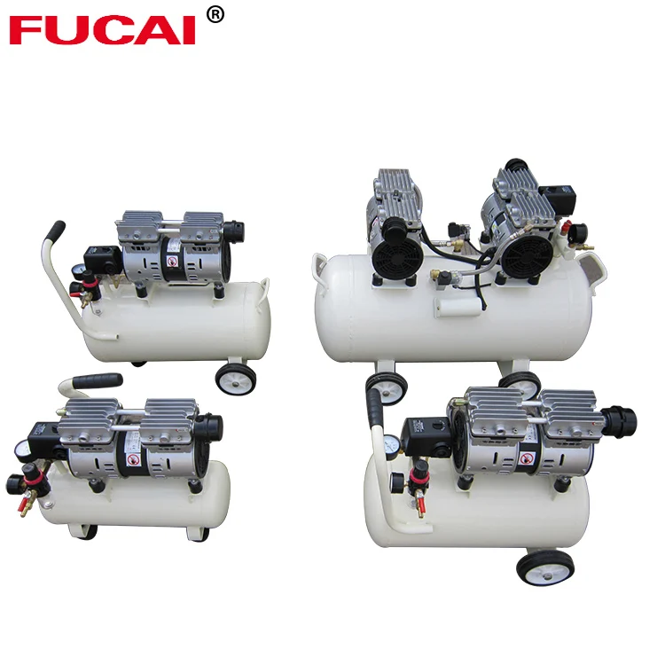 FUCAI no mute oilless heavy duty mini air compressor