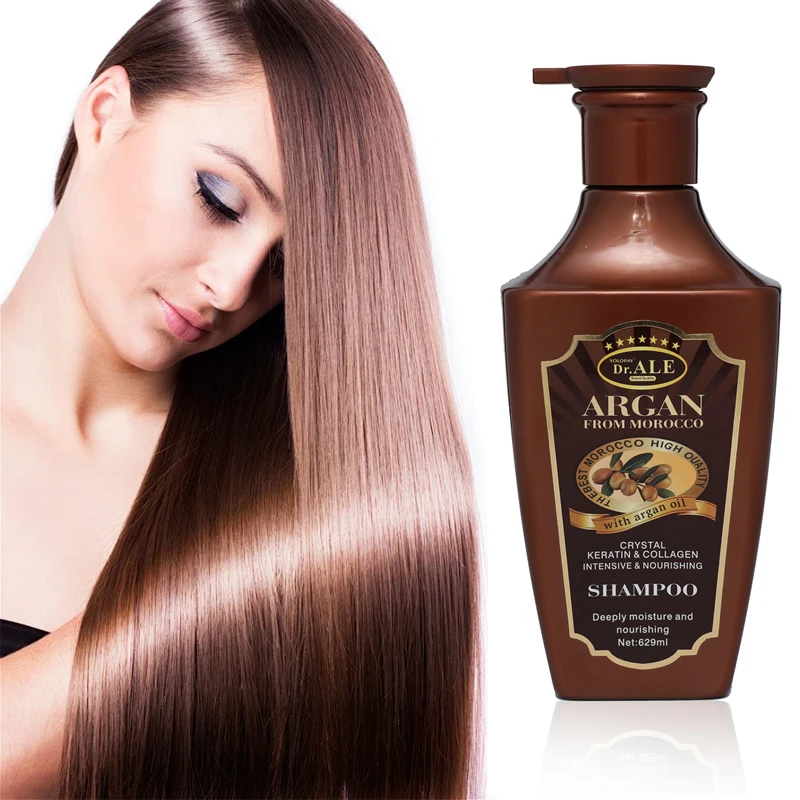 Excellent Quality Crystal Keratin Collagen Intensive Nourishing Deeply Moisture Argan Oil Hair Shampoo