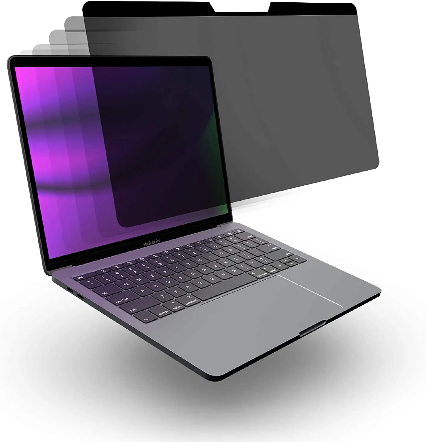 Простая установка, съемный защитный экран для конфиденциальности, сенсорный экран, защита для MacBook 15,6 дюймов