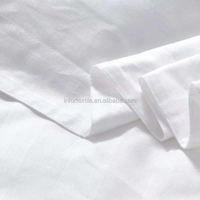 2022  hot sale  300TC Best quality 100% pima cotton fabric for hotel home bedding, bedding sheet