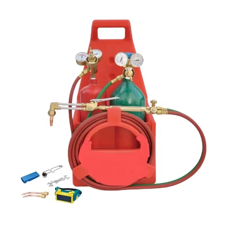 China Manufacture Welding & Cutting Kit Cylinder and Regulator with Tote
