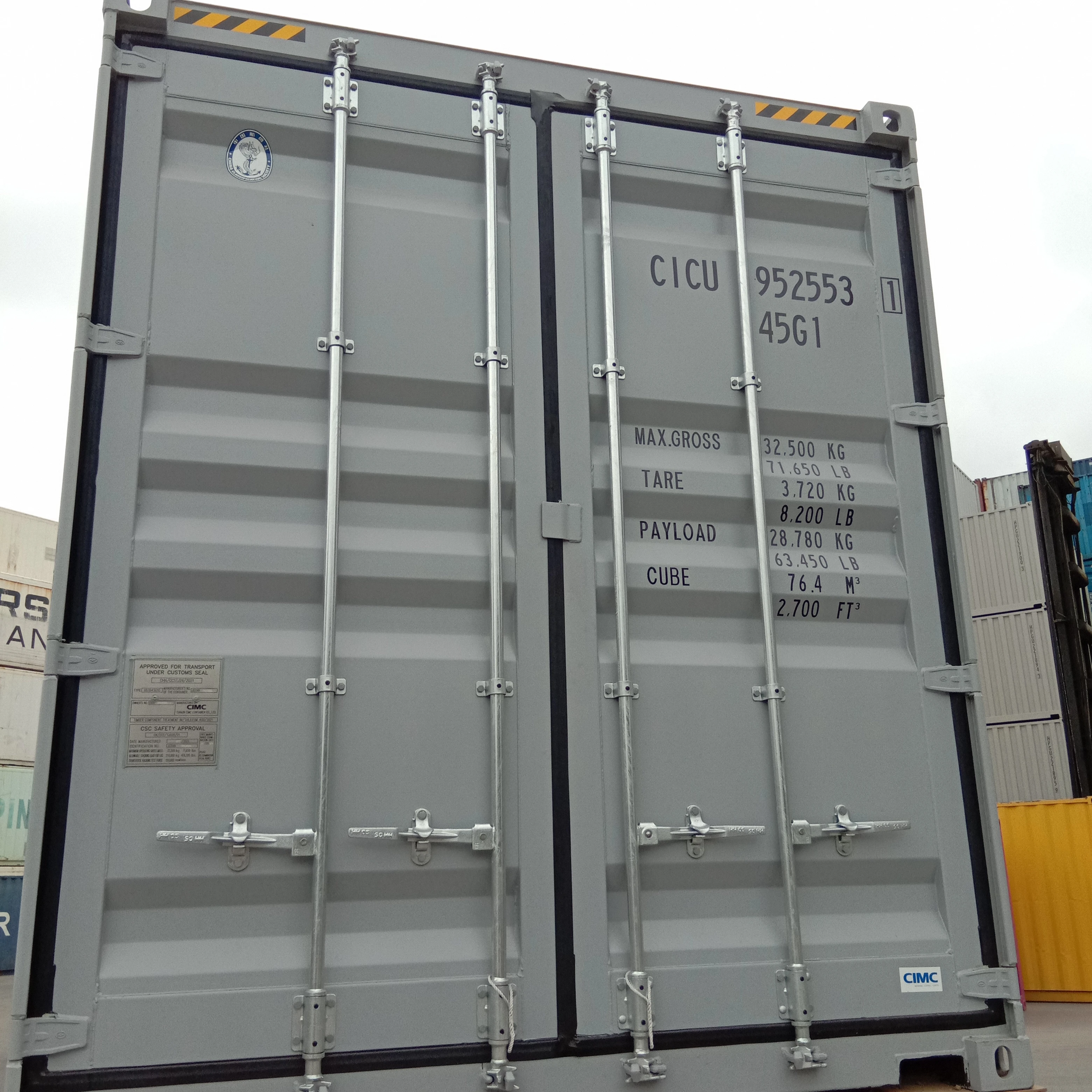 40ft new dry shipping container in Tianjin port(2)