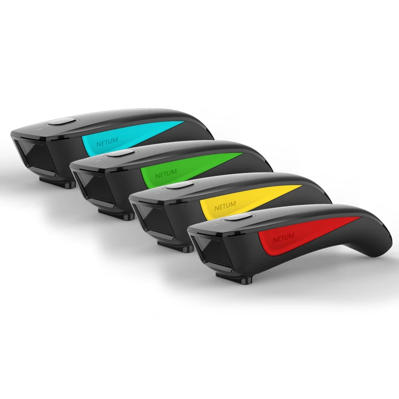 NETUM C740/C750/C990/C830 USB 2.4G BT Connect Laser 1D Bar Code Reader Portable Bluetooth Android Barcode Scanner