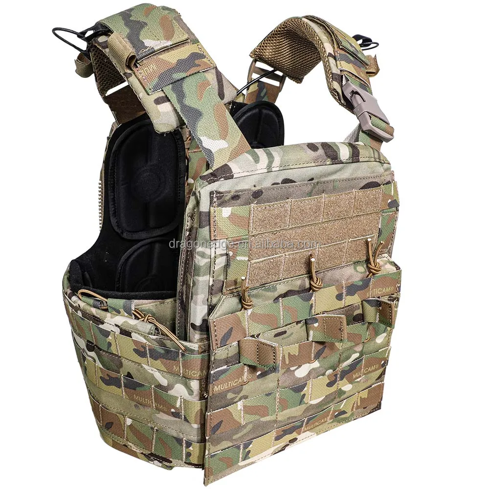 SPARK TAC 500D Cordura Nylon CPC Plate Carrier CP Tactical Harness Cage  Hunting Combat Tactical Vest