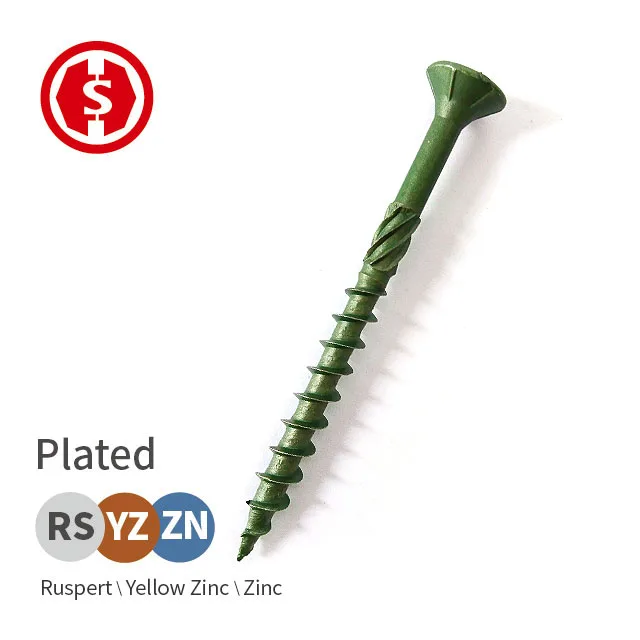 Bronze Ceramic Star Exterior Coated TRIM HEAD Wood Screw Torx/Star Drive Head Timber Construction Screw