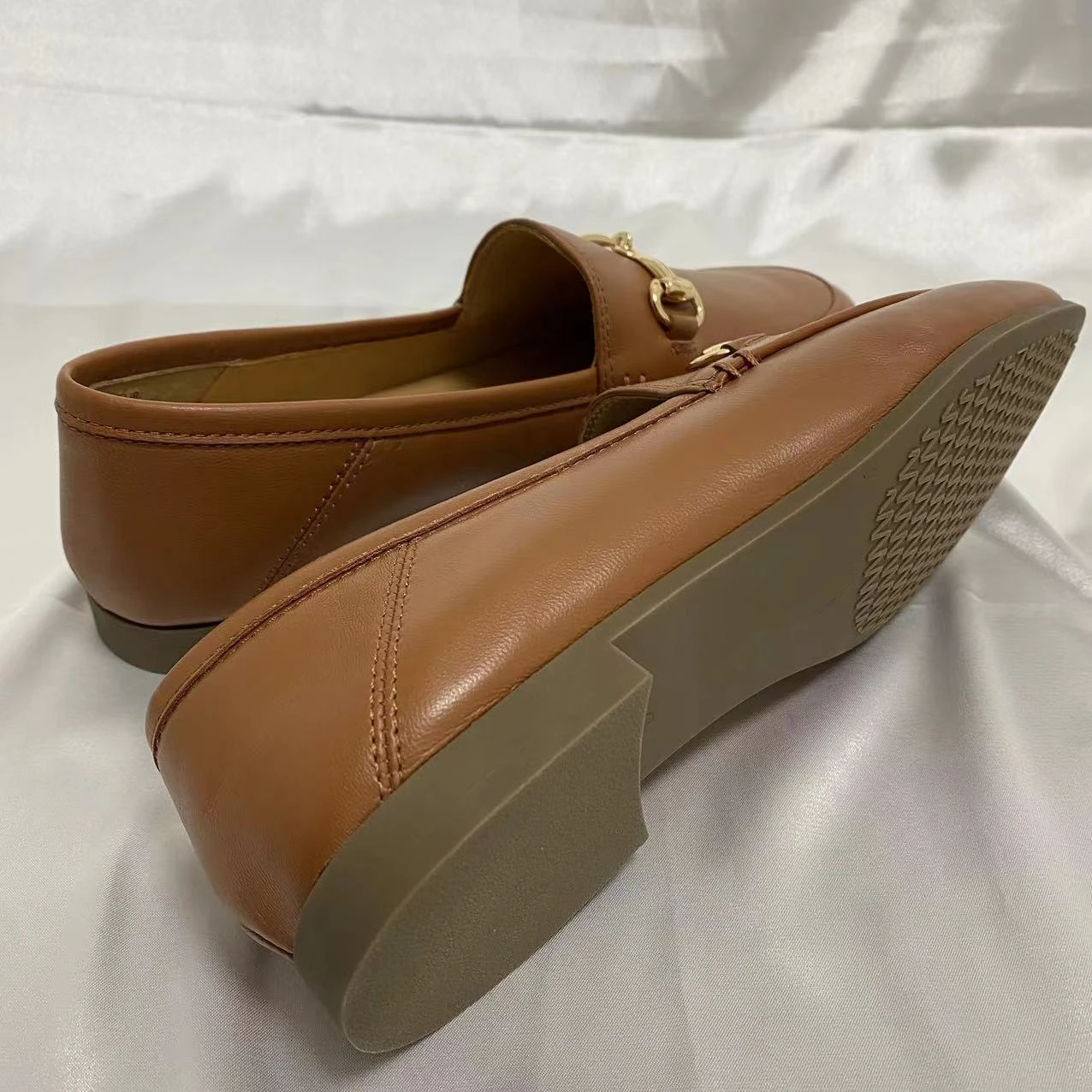 Lambskin leather formal Women Flat loafer Shoes ladies moccasins lazy girls driving Loafers slipper shoe customize logo