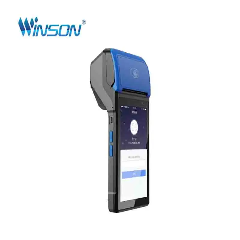 Pos Systems Android Handheld Mobile Payment Terminal POS Cashier with Printer 58mm thermal