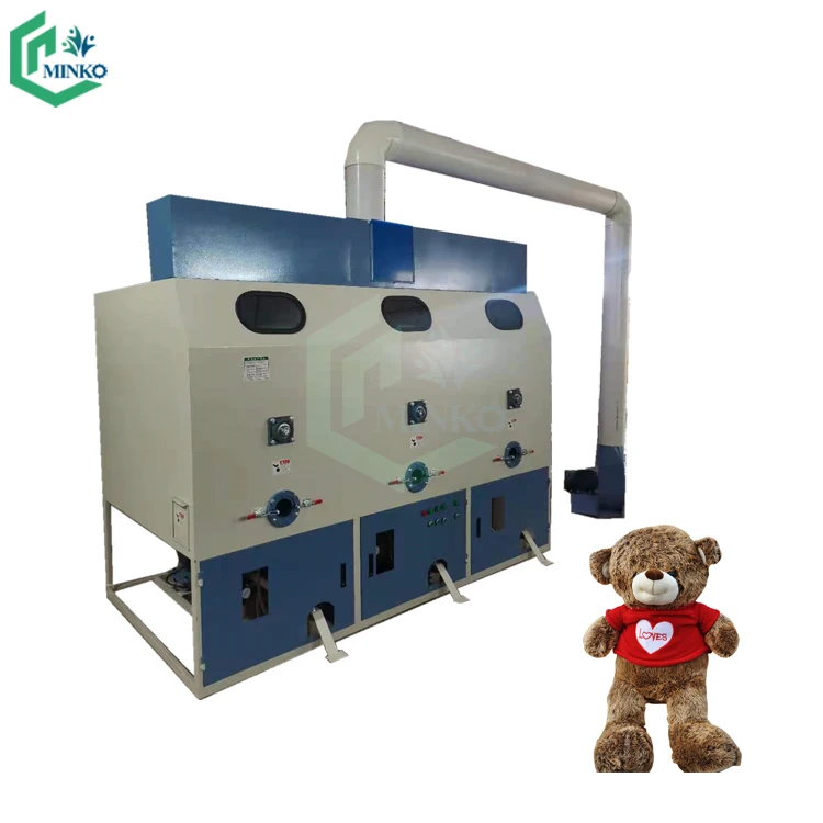 Машина для наполнения медвежонка Тедди машина волоконным отверстием и подушек воздушных