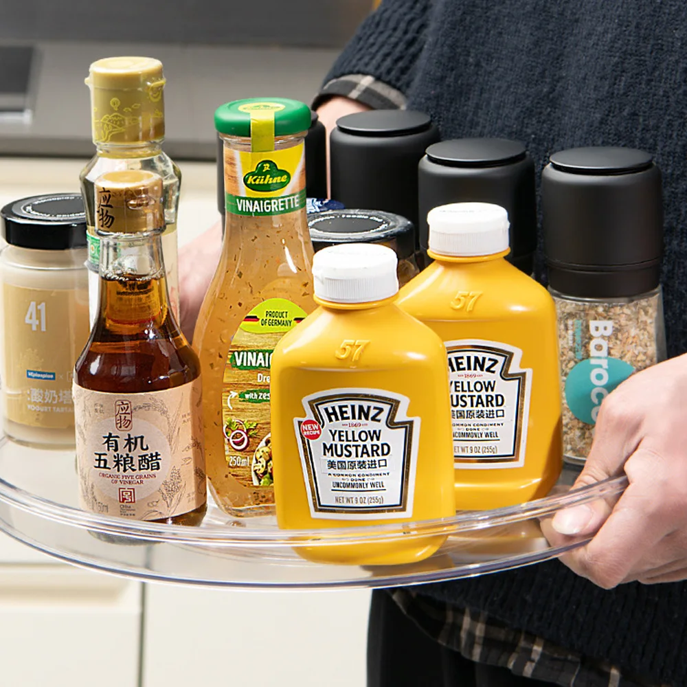 Popular revolution lazy susan turntable organizer for refrigerator With Factory price discount