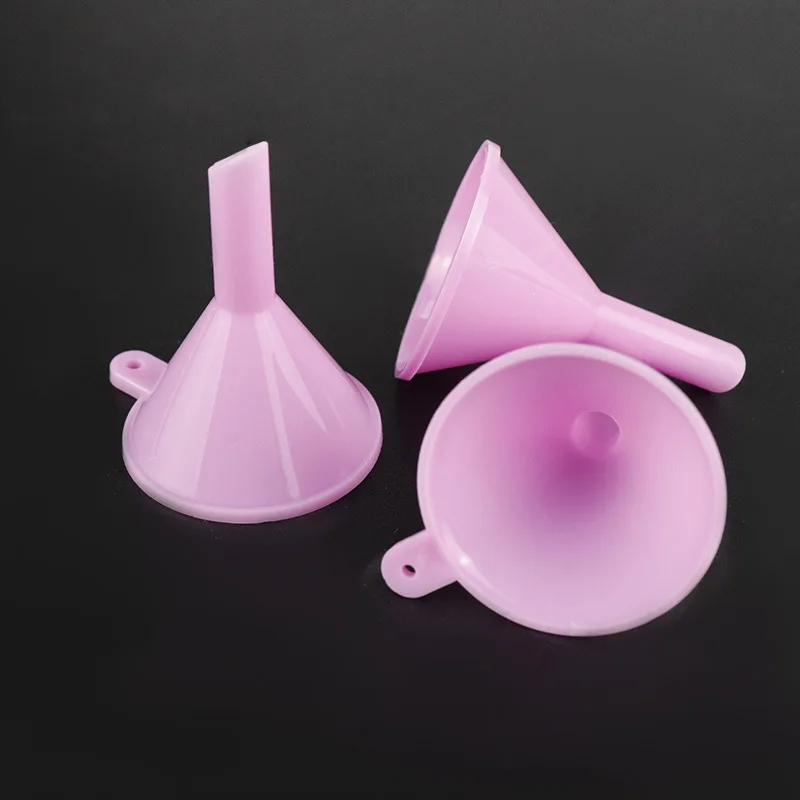 Wholesale Plastic Material Mini Funnel Laboratory Cheap Clear Plastic Funnel Perfume Dispensing Funnel
