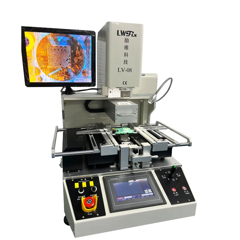 Solder Station 5300W ZM-R7220A Bga Rework Soldering Machine Optical Alignment Hot Air SMD Reballing Welding Machine