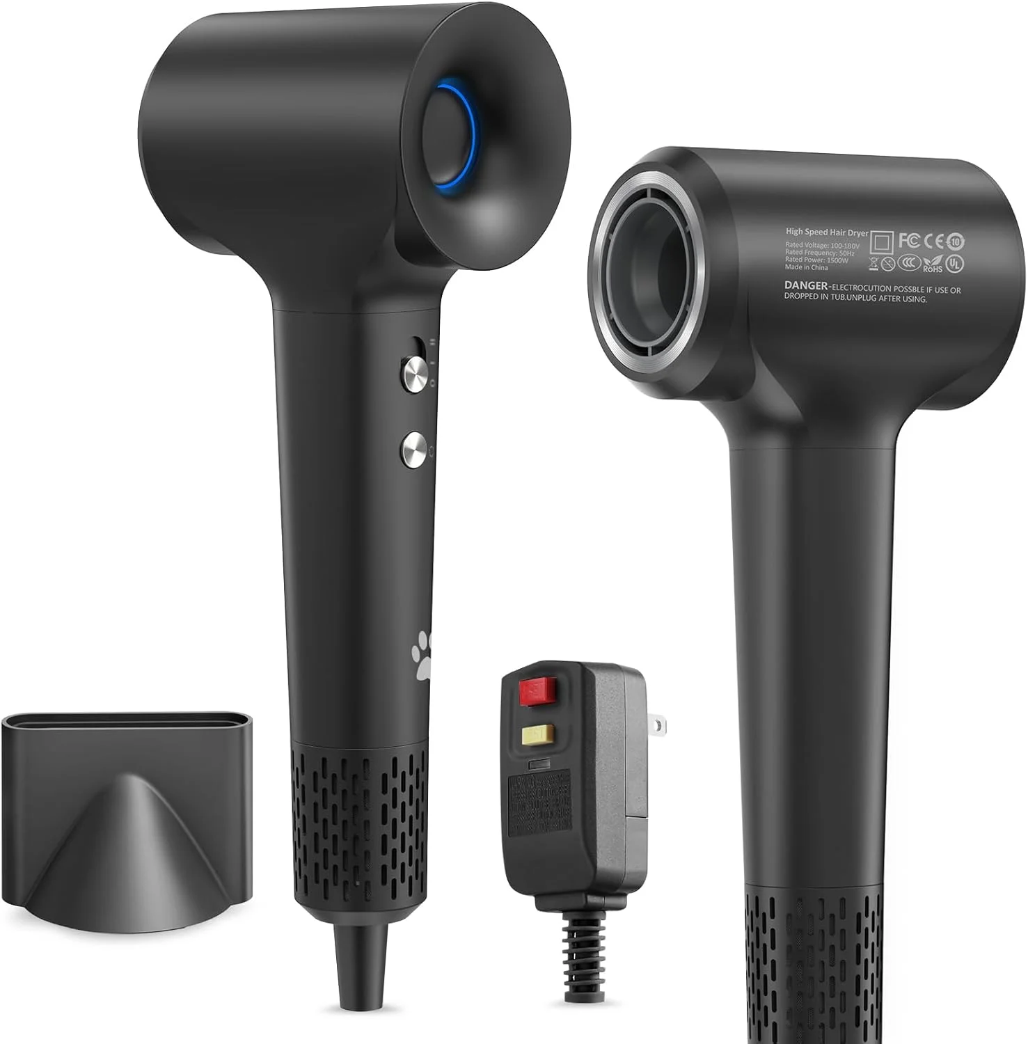 Negative Ion Hair Dryer 110000 RPM High Speed Fast Drying Constant Temperature Negative Ion Professional Salon Hair dryers