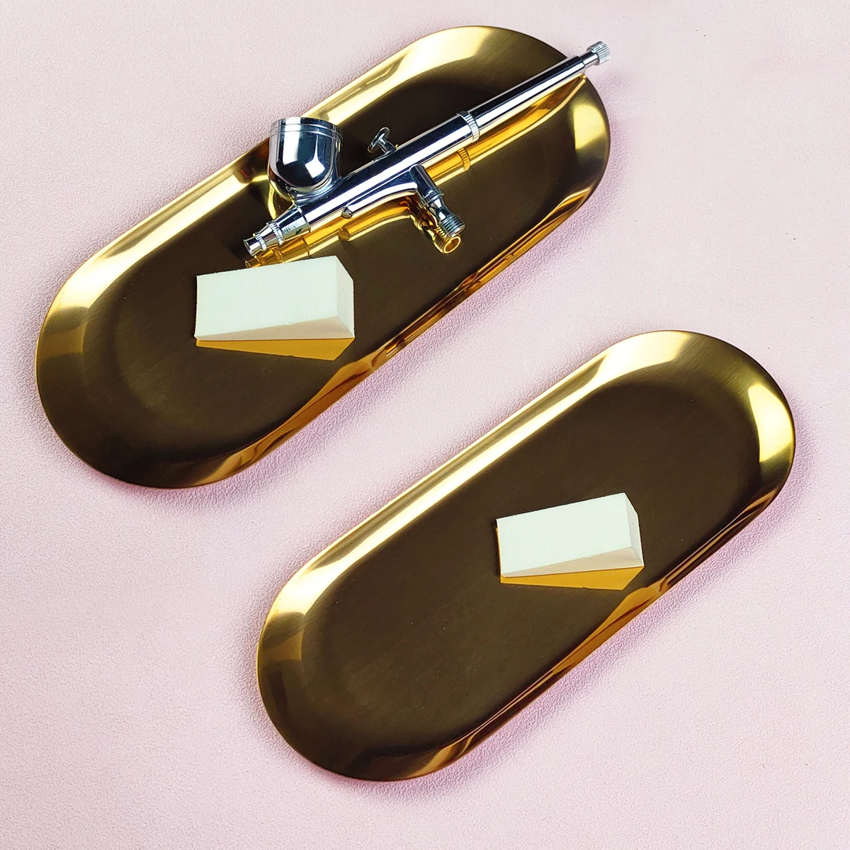 OEM Stainless Steel Metal Tray Oval Beauty Tattoo Tool Tray Accessories Other Body Art