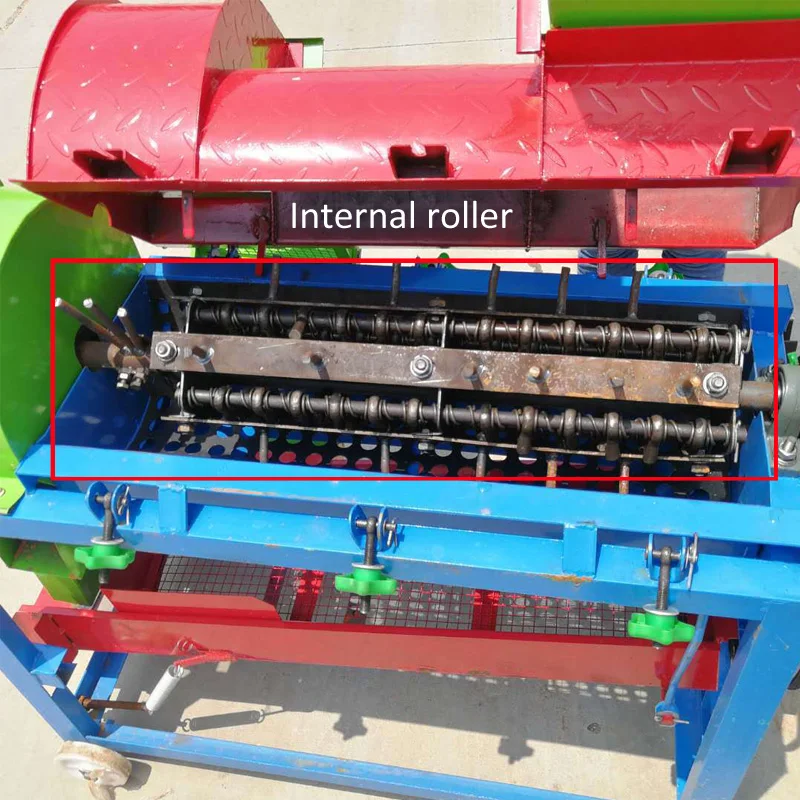 Neweek Diesel maize sorghum husker threshing sheller machine / Electric Farm corn soybean shelling thresher peeling machine