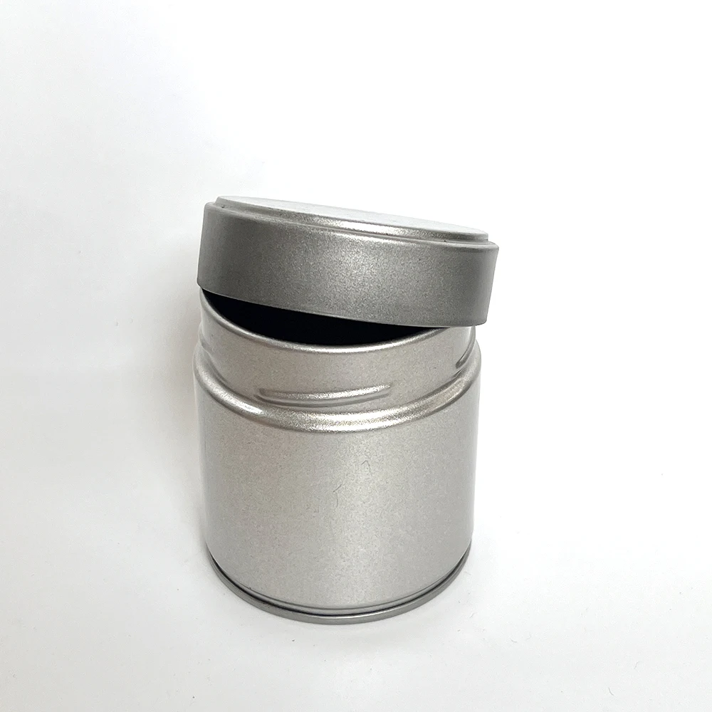 30 ~ 50 Gram Custom Matcha Tin Can Empty Metal Round Matcha Tin Box