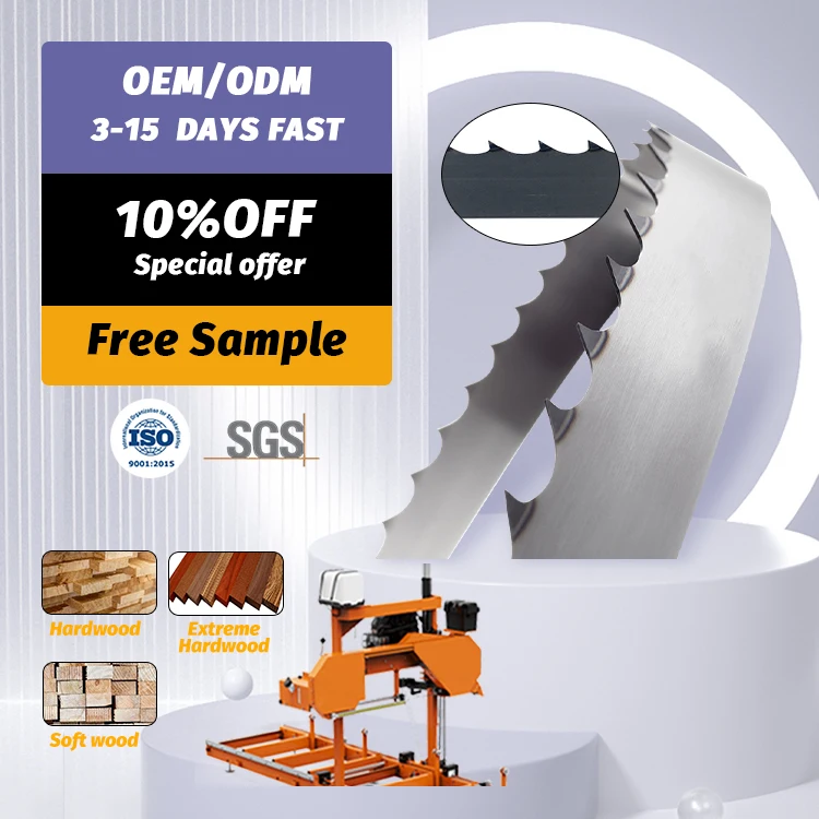 BF Brand Double Hard Wood Saw Blade Teeth Hardened Band Saw Blade For Cutting Wood