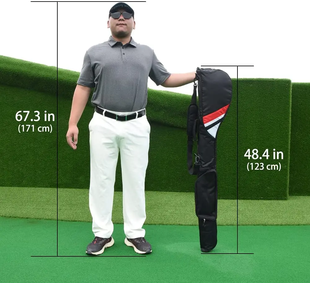 Height Lightweight Customized Design Travel Golf Sunday bag Pencil Golf Club Travel Bags for Women Men Golf