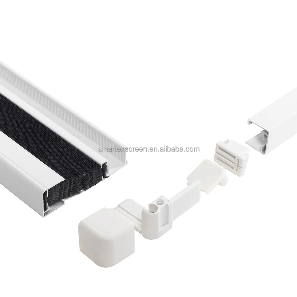 Mosquito net pleated wire mesh window aluminium profile roof skylight folding polyester screen window