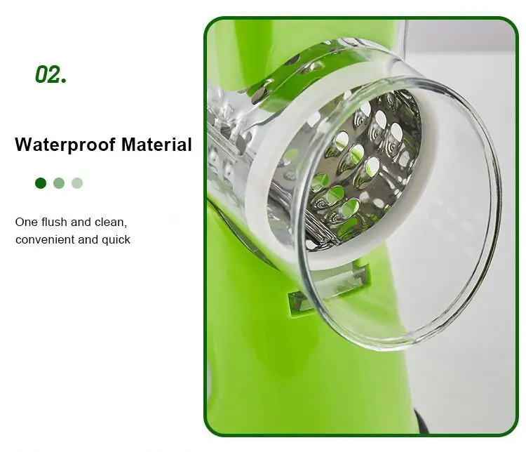 Rayshine Kitchen Multifunction Vegetable Chopper Spiral Cheese Shredder Cutter Slicer Onion Potato Rotary Cheese Grater Machine