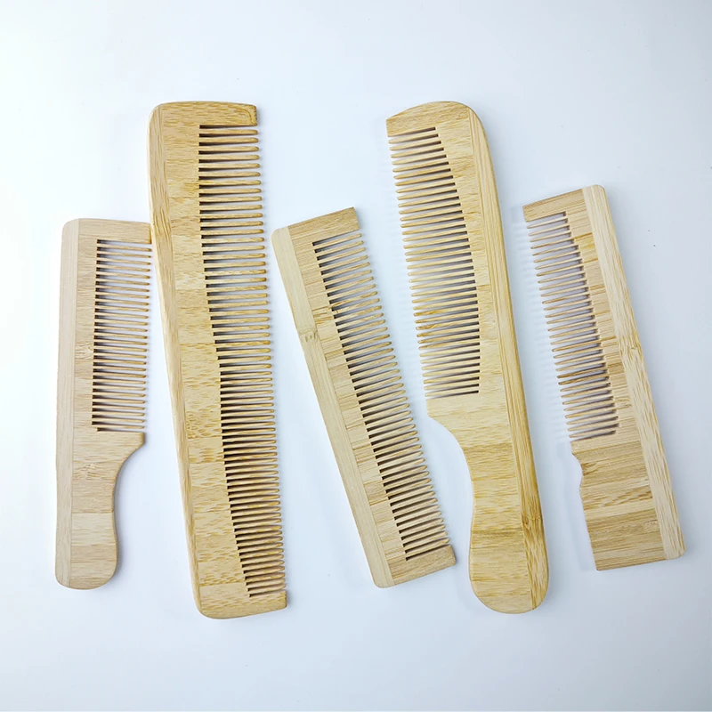 Best Eco-Friendly  High Quality Goat Wholesale Natural Bamboo Custom Logo Goat Bristle Hair Comb Brush