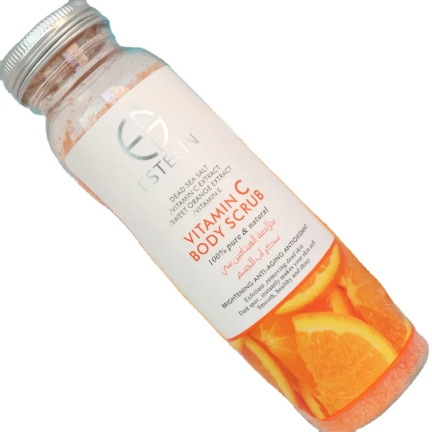 
Vitamin C body scrub Remove deep dirt and dead skin Make the skin absorb the nutrition composition of the skin care product 