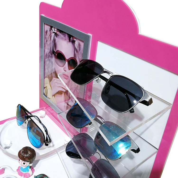 Custom Acrylic Display Stand Countertop Lucite Glasses Frame Sunglasses