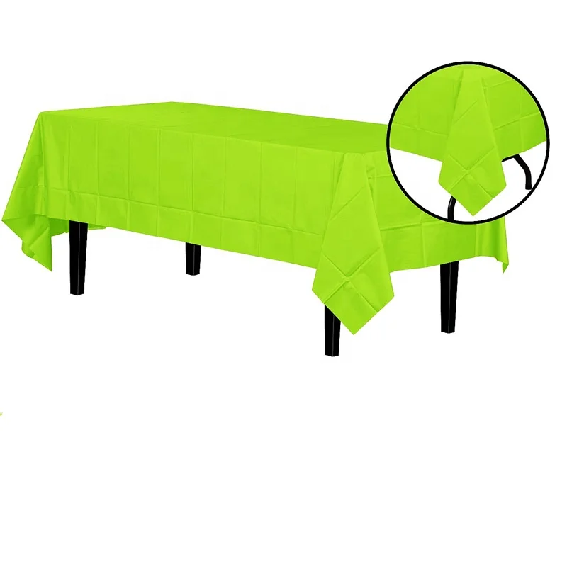 Parties Picnic Camping and Outdoor Disposable Tablecloths Plastic and Paper