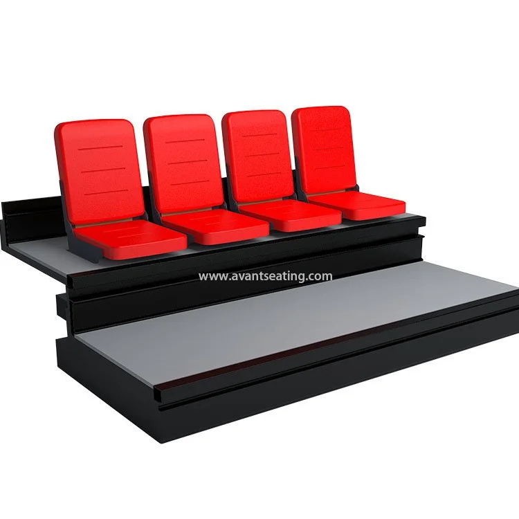 Avant Automatic Folding Seating retractable Grandstand System telescopic Bleacher for Sport