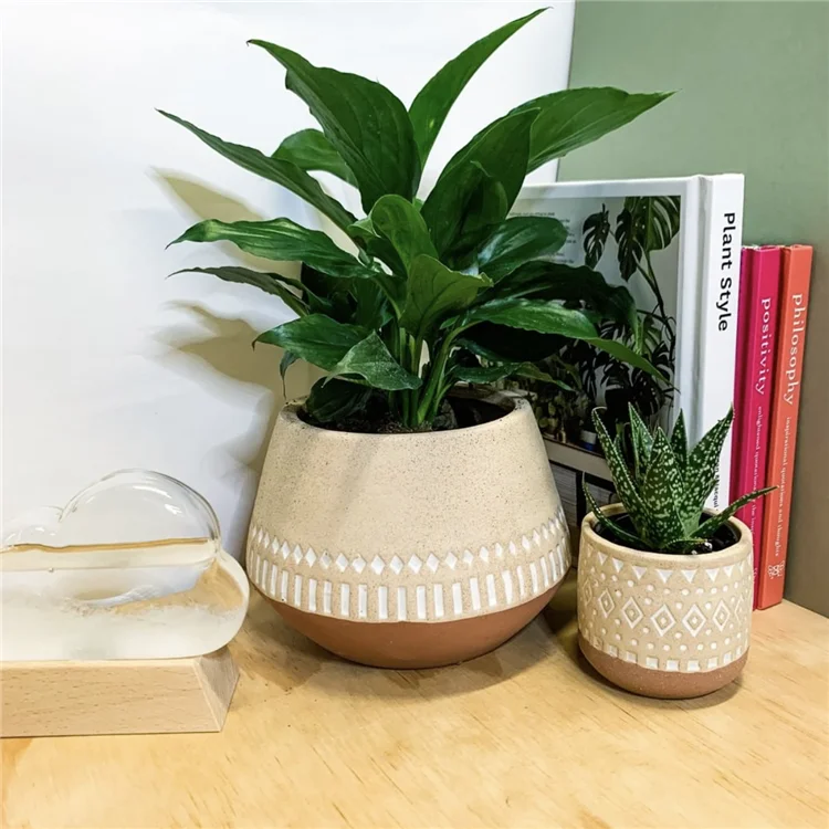 Садовые горшки поставщик на заказ современный сад бонсай горшок фарфоровые цветочные горшки оптом