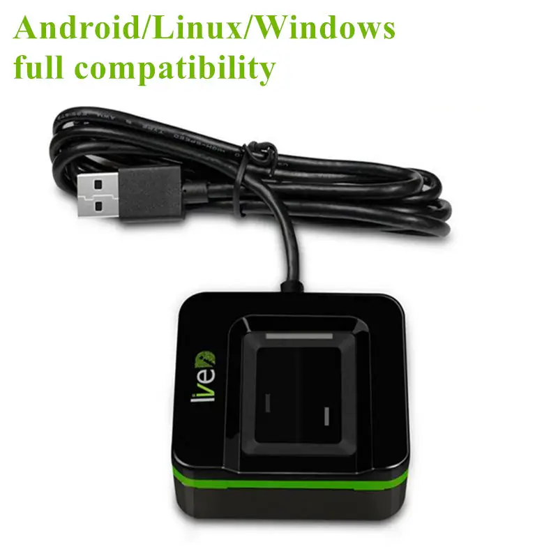 Low Price of USB Biometric Fingerprint Capture Device Reader live20r   support Windows XP/Vista/7/Android