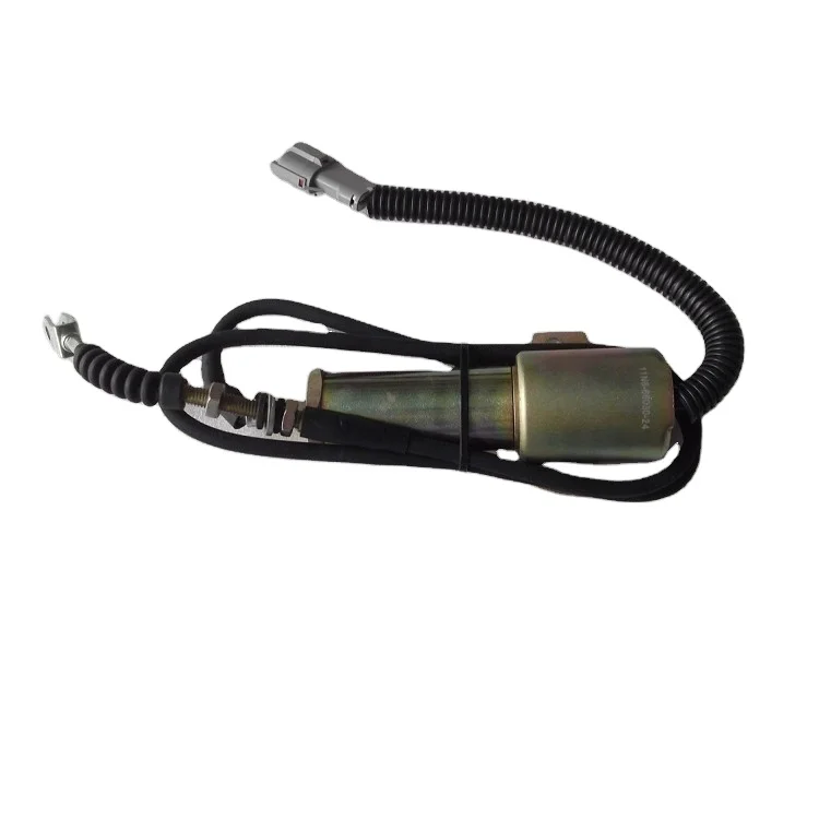 11N6-66030-24 excavator Engine DH220-5 Flameout Solenoid Stop Solenoids
