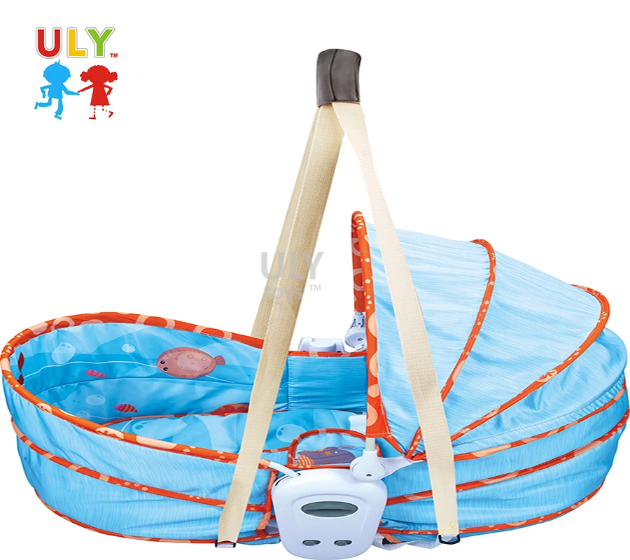 Top Quality 6 In 1  Rocker Bassinet for baby New Cart Mode  Have Mosquito Net And Universal Wheel Unisex