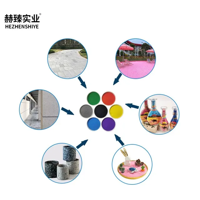 Hezhen color granule sand for roofing pavement hourglass home decoration color sand