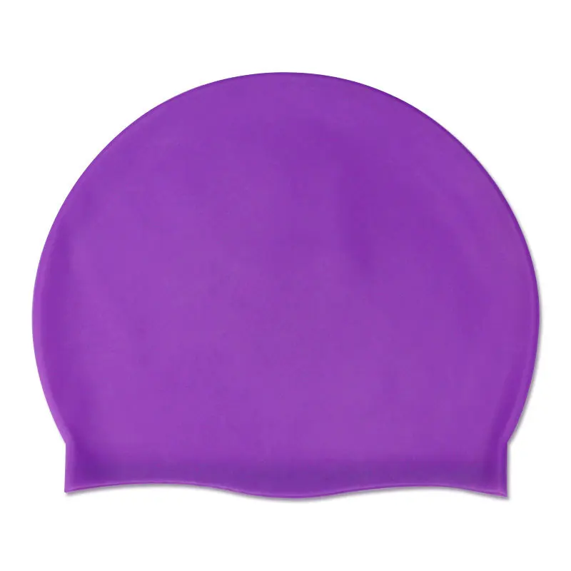 Factory Direct Sale Customizable LOGOUnisex Adult Silicone Swim Cap Swimming Caps