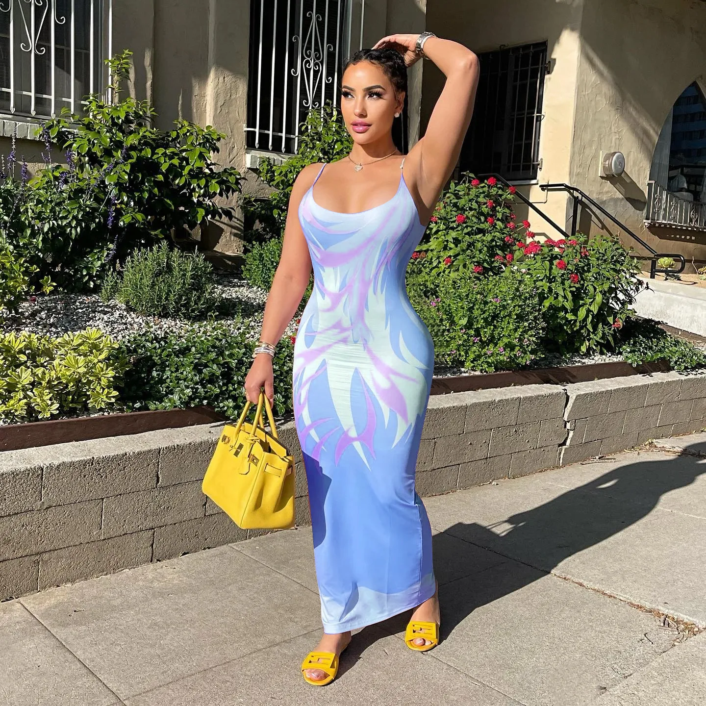 H2814 women clothing beach light blue strapless sexy orange sleeveless elegant bohemia fitness long dresses