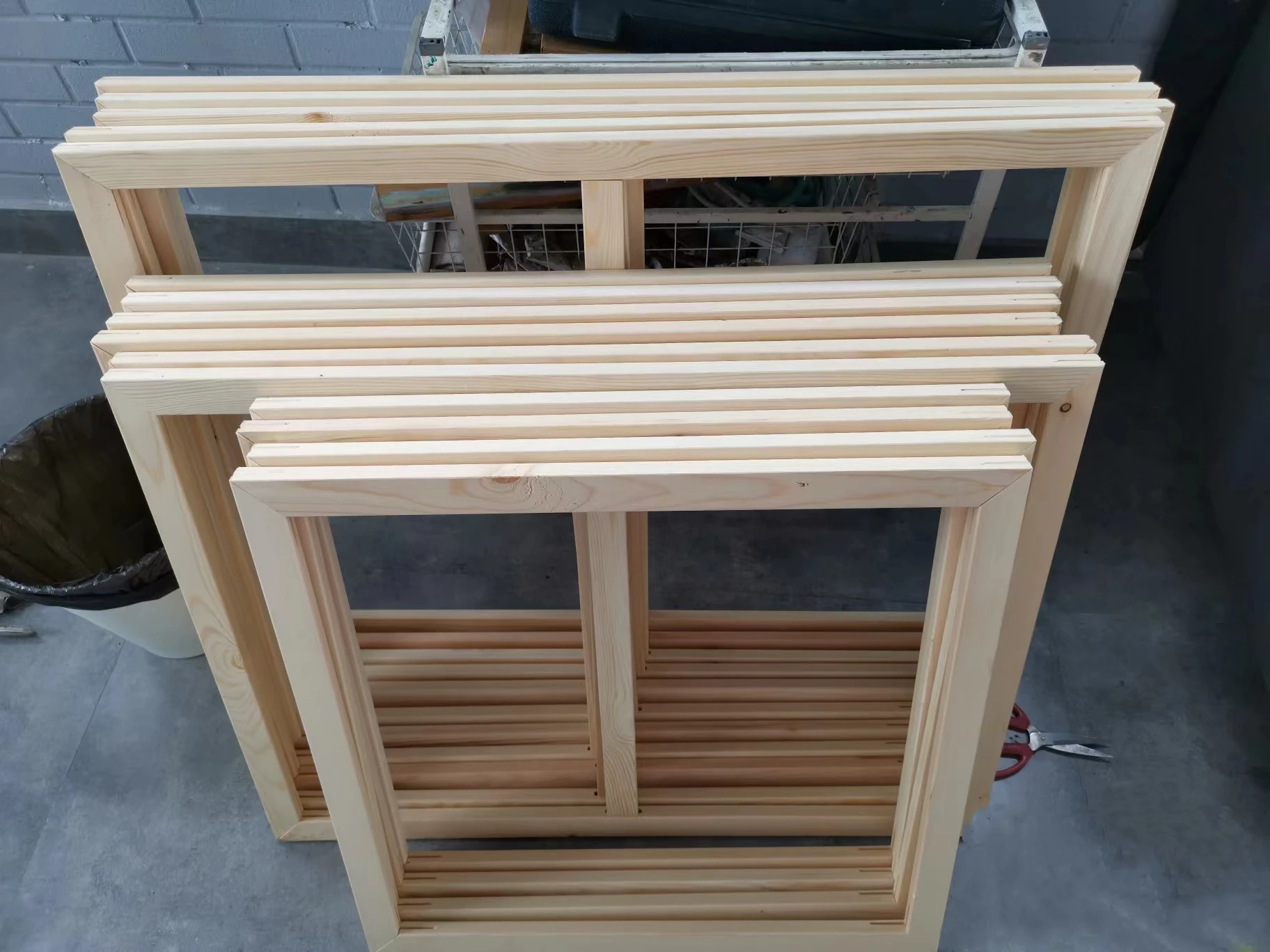 Solid Wood Canvas Picture Frame Kit DIY Stretcher Bars for Canvas Prints Diamond Oil Painting