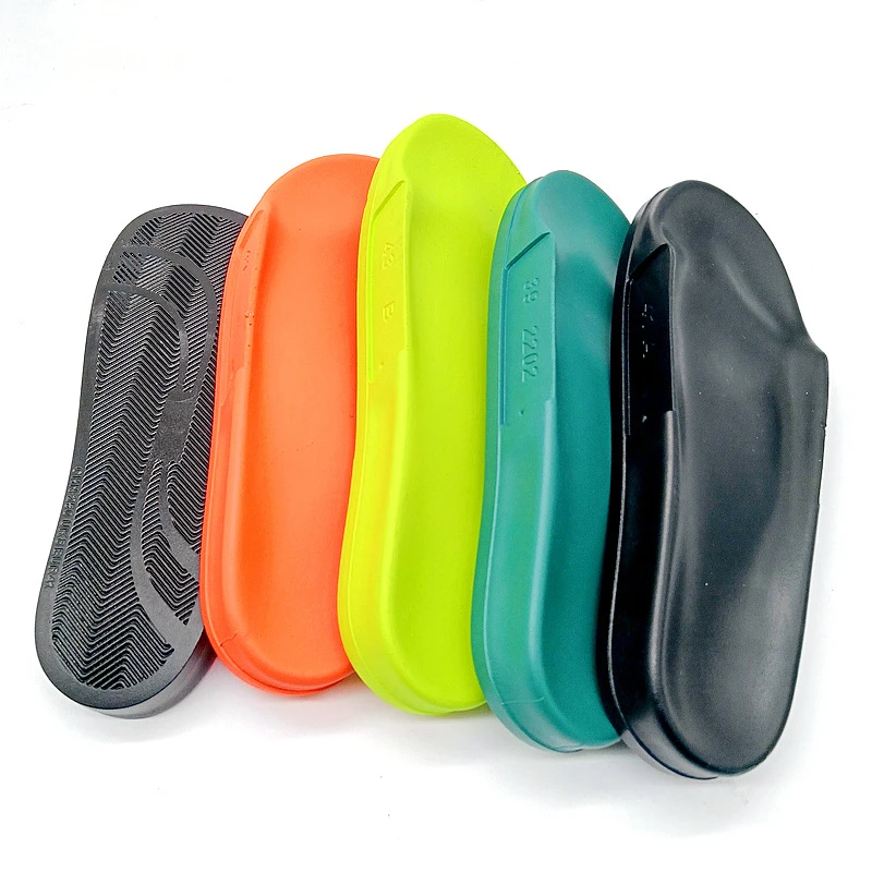 Wholesale Custom Non-Slip Plastic Pu Outsole Pvc Rubber Sole for Shoe Making Soles for Slippers Unisex Factory