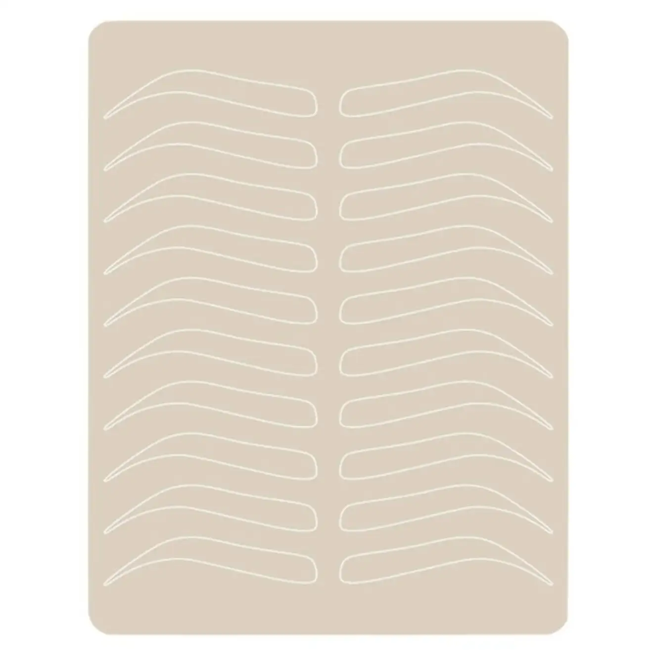 PMU BEAUTY Oem Permanent Makeup Microblading Latex Eyebrow Tattoo Practice Skin Without Ink For Training School